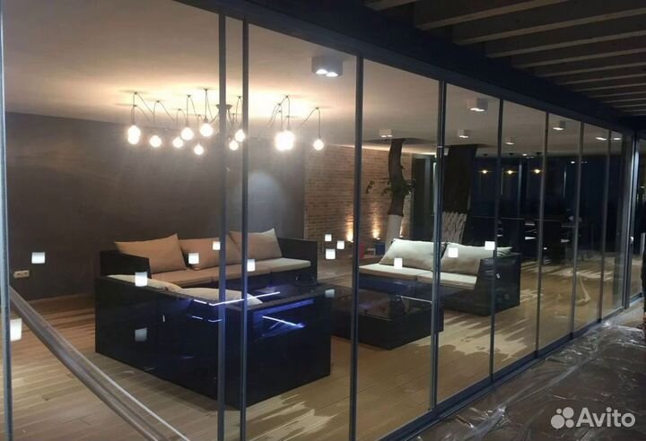 Безрамное остекление