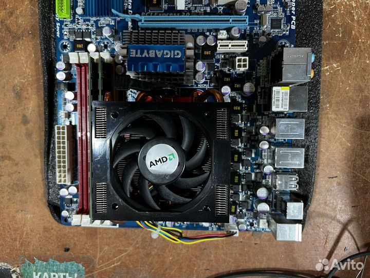 Комплект материнской платы Gigabyte на 5 видеокарт