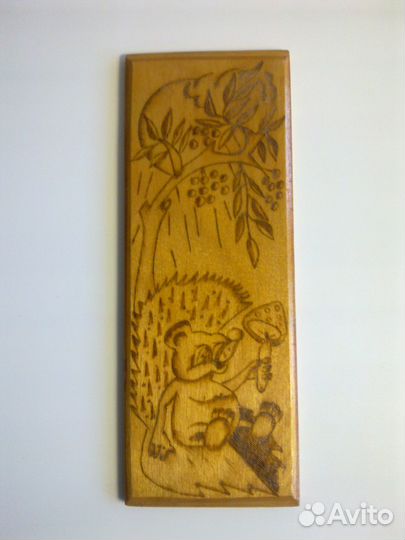 Панно/картина, выжигание по дереву, ручная работа