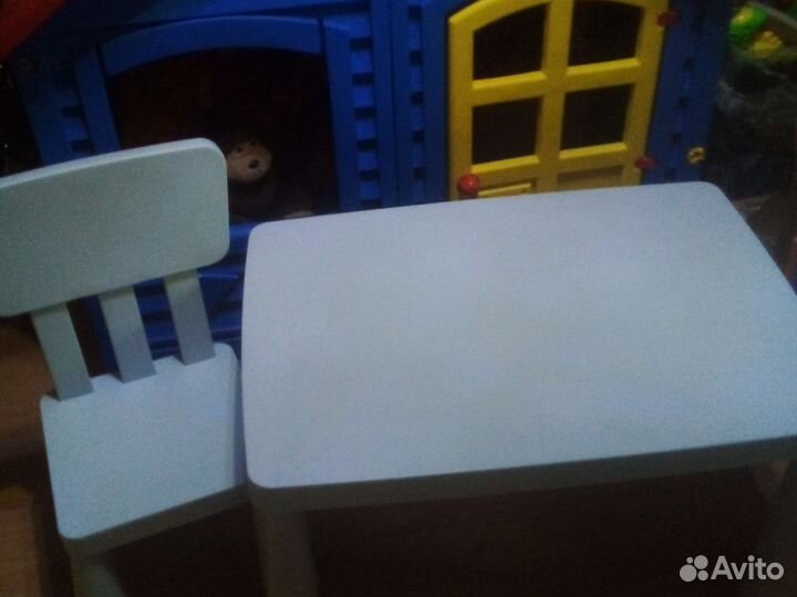 Детский стол и стул IKEA маммут