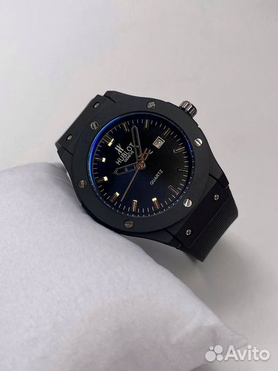 Часы мужские hublot black