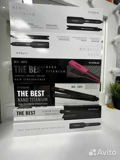 Утюжок для волос с титановыми пластинами