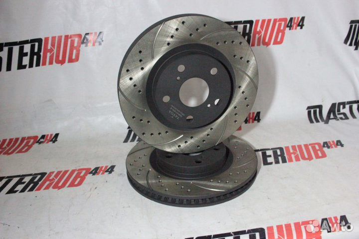Тормозной перфорированный диск Тойота Камри 40, 50