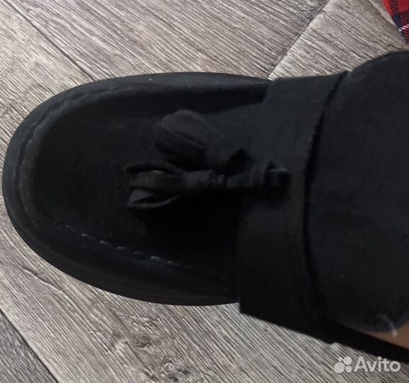 Лоферы женские велюровые