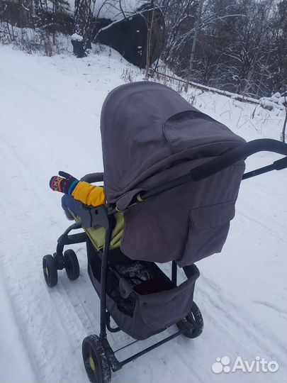 Прогулочная коляска Babyton Comfort Green-Grey E01