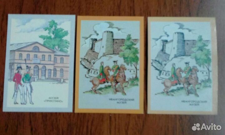 Календарики СССР Олимпиада-80, пионерия, мультики