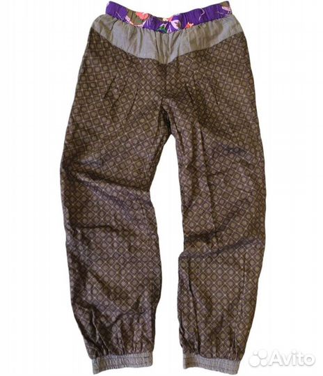 Индийский стиль или хиппи штаны джоггеры двойные