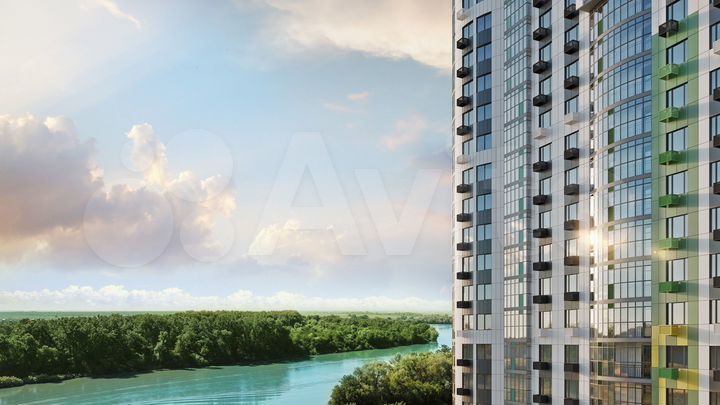 3-к. квартира, 95,4 м², 3/24 эт.