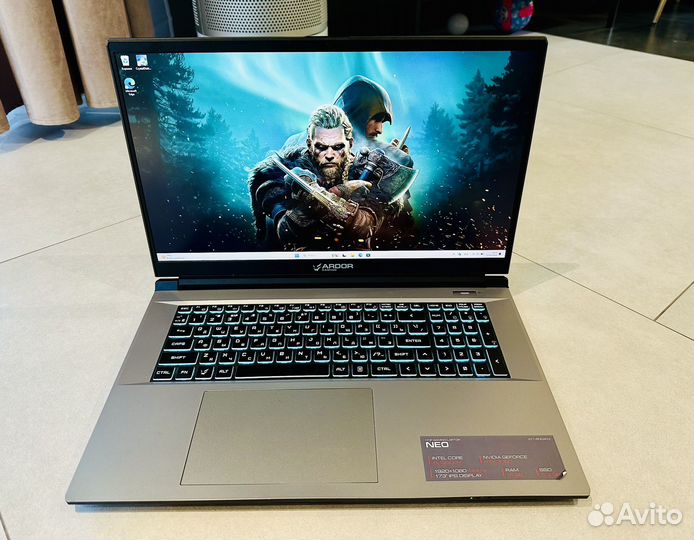 Игровой ноутбук RTX 3050 / i5-12400f / 17.3