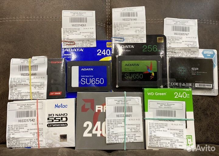 Новые ссд SSD 240/256 гб