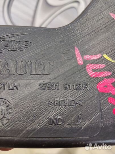 Воздуховод отопителя печки Renault kaptur