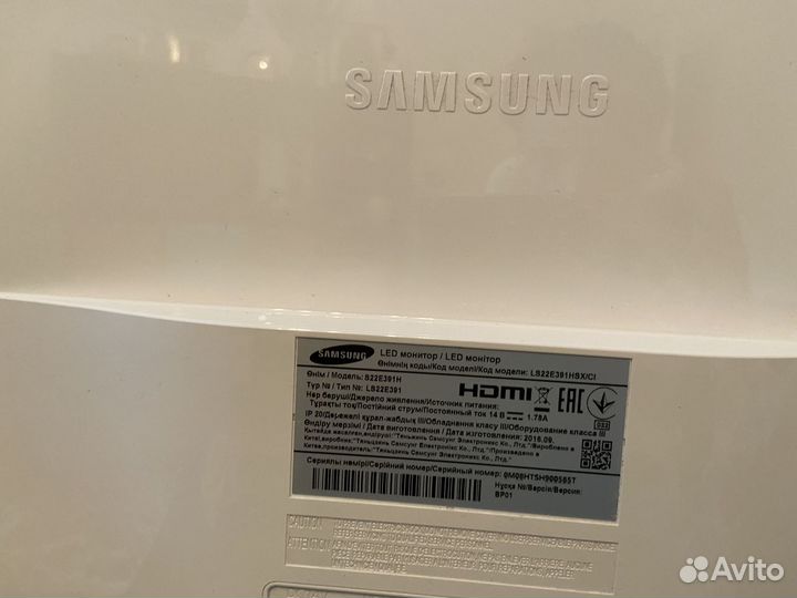 Новый монитор Samsung S22E391H