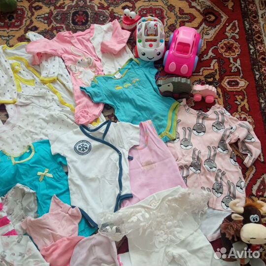 Детские вещи пакетом от 0 до года
