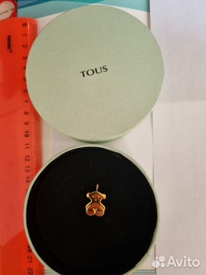 Tous оригинал золото 750 кулон подвеска