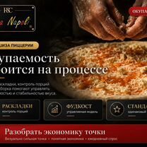 Готовая франшиза пиццерии от 15м2 Pizza Napoli, Кременчуг