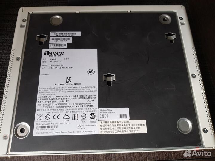 Коммутатор Cisco WS-C2960C-8TC-L V04