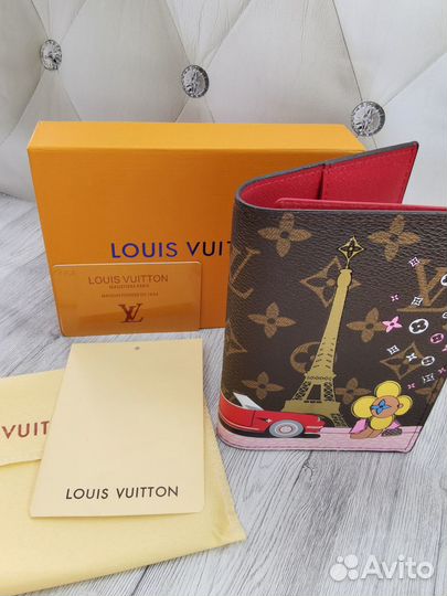 Обложка на паспорт louis vuitton париж,2023 новая