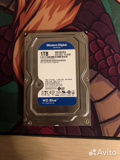 Жесткий диск WD blue 1тб