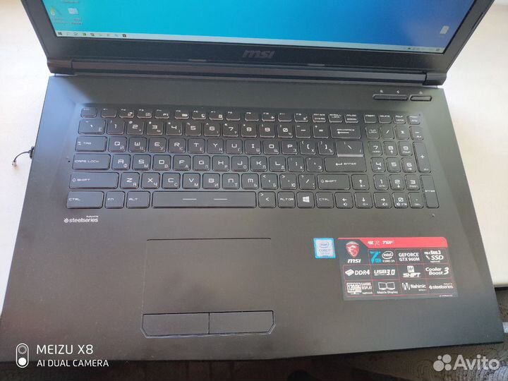 Продам игровой ноутбук MSI