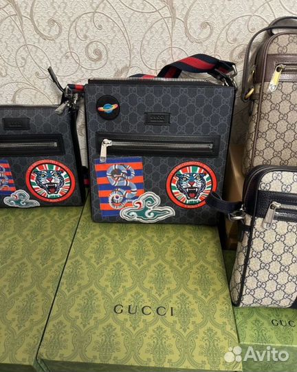 Сумка gucci GG Supreme как у Урагана Хокаге