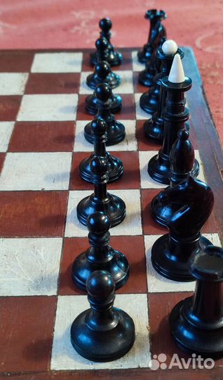 Шахматы карболитовые,40на40см,ссср