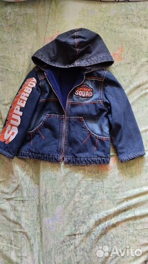 Куртка джинсовка на мальчика размер 98 36М