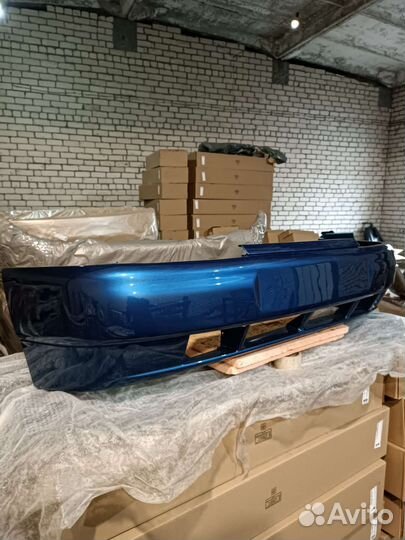 Бампер ваз 2110 сине - зелёный (капри)