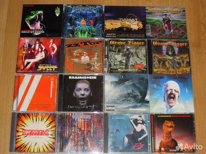 Фирм. CD Metallica, Dio, Axxis, Manowar, Accept