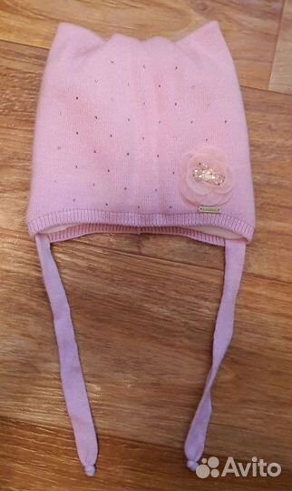 Шапка Lamir с завязками (осень, весна)