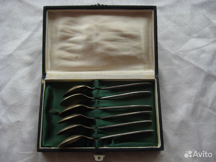 Набор ложек мнц золочение