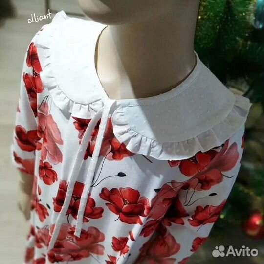 Воротник воротничок накладной съемный