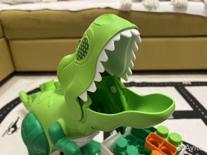 Конструктор Molto Blocks динозавр, 30 деталей