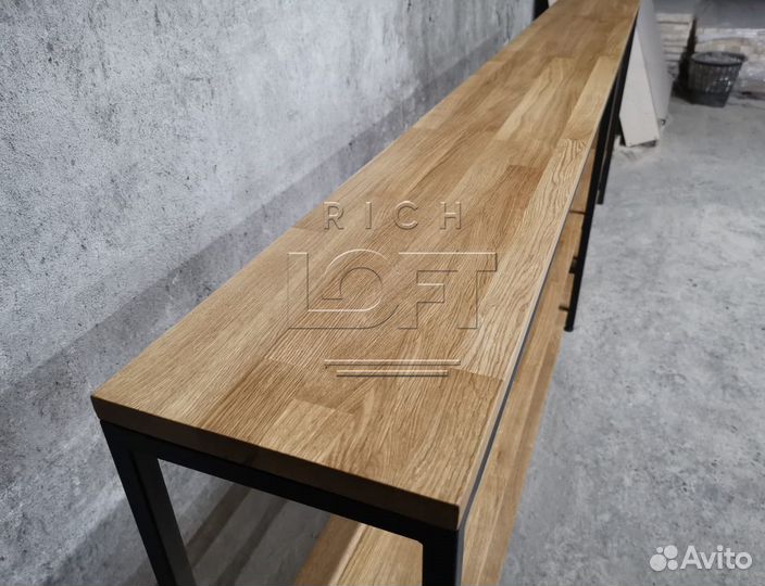 Консоль с полками Лофт