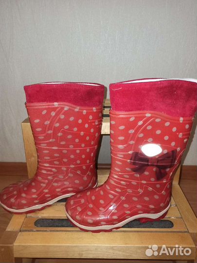 Резиновые сапоги для девочки