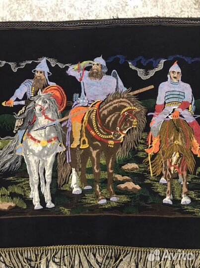 Настенный Коврик -3 богатыря