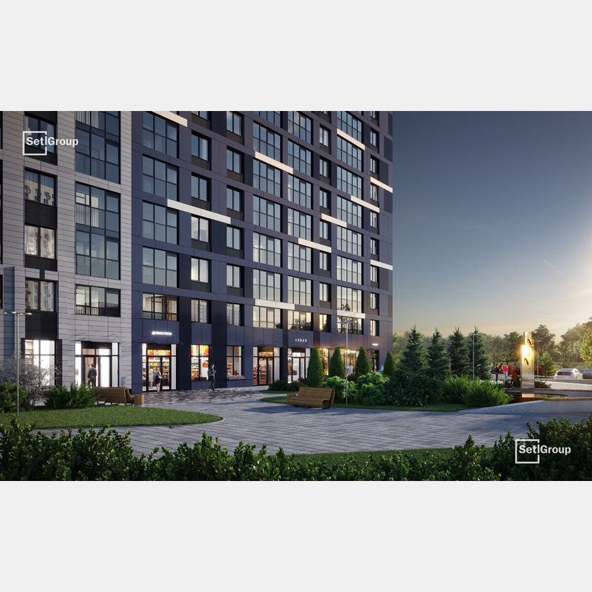1-к. квартира, 36,6 м², 8/12 эт.