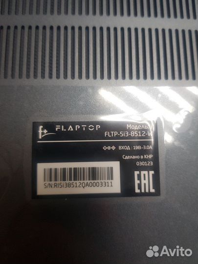 Ноутбук F+flaptop5i3 8512