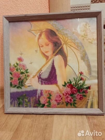 Картины вышитые бисером