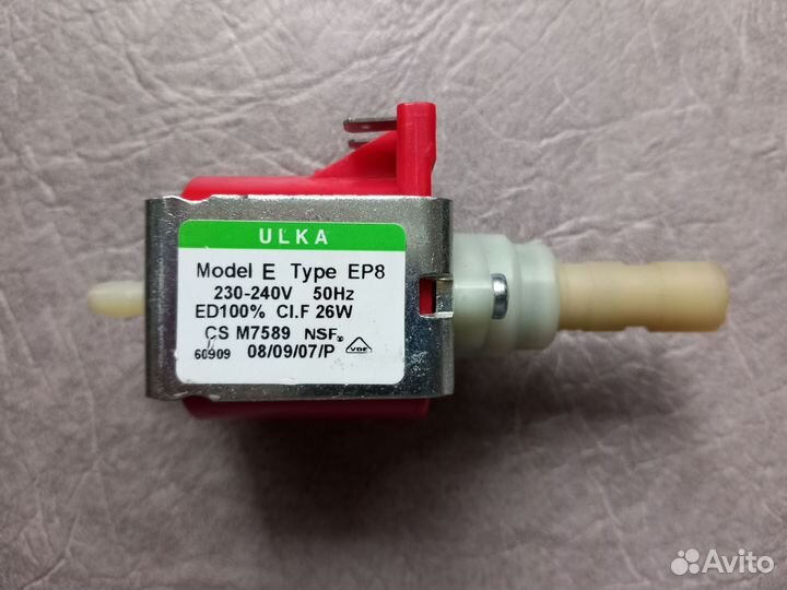 Помпа ulka для моющего пылесоса