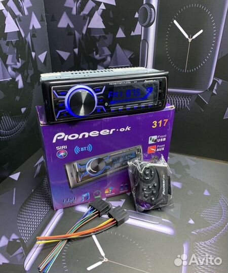 Новая автомагнитола Pioneer + пульт управления