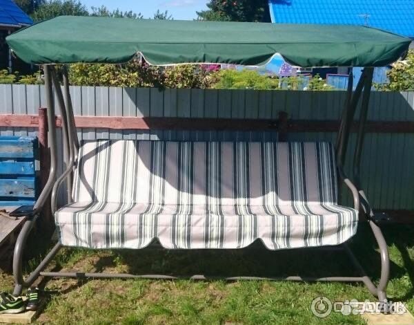 Новые- Качели садовые 4-х местные, раскладные