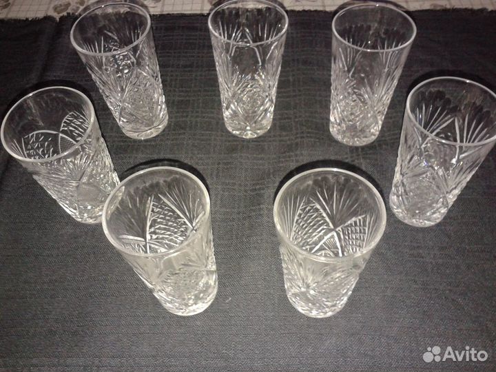 Стопки хрустальные