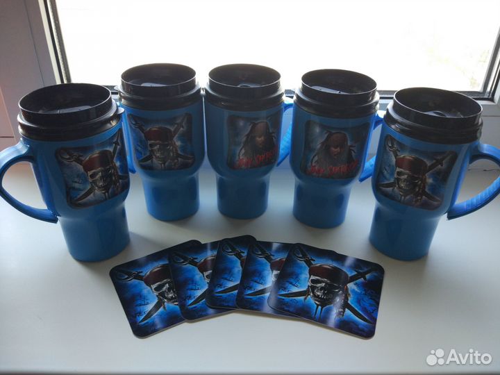 Стаканы пираты Карибского моря