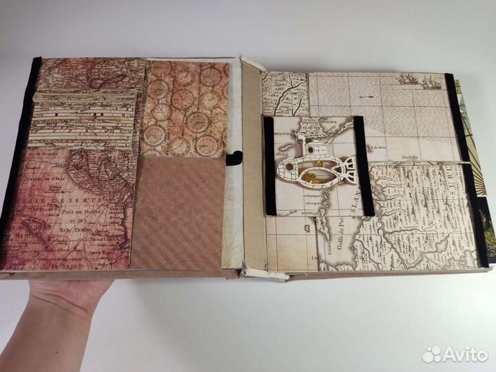 Альбом ручной работы скрапбукинг Uncharted