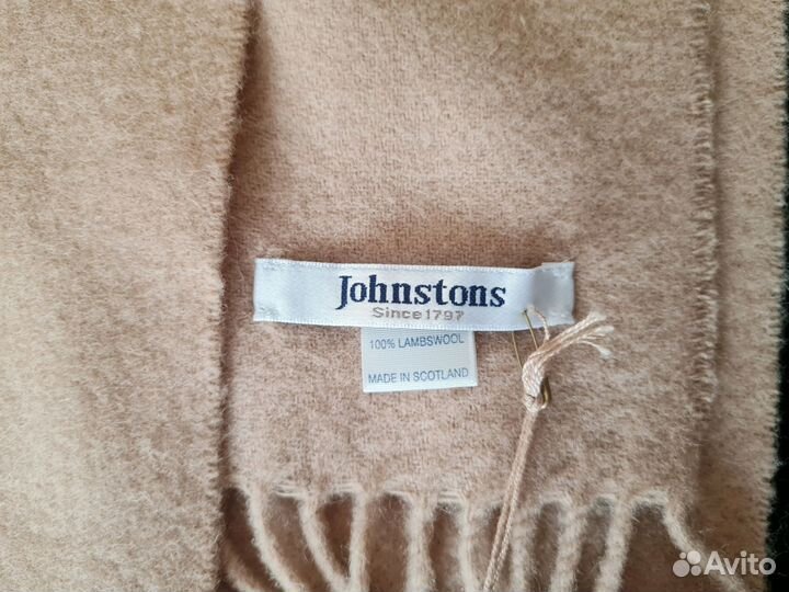 Новый шарф Johnstons с биркой 100% шерсть