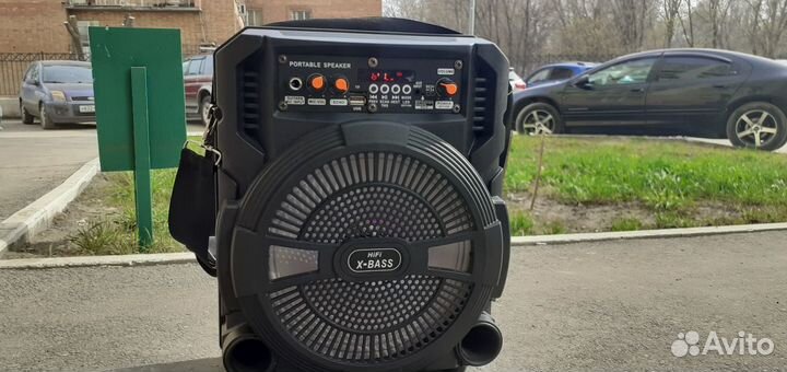 Активная портативная колонка Speaker Радио Блютуз