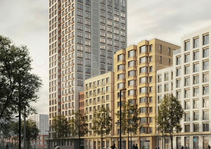 3-к. квартира, 78,8 м², 2/8 эт.