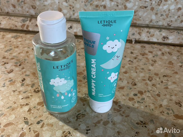 Letique масло, крем под подгузник