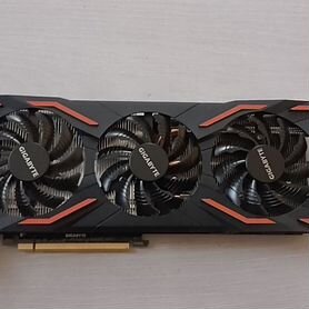 Видеокарта gigabyte GTX 1080 8gb хорошее состояние