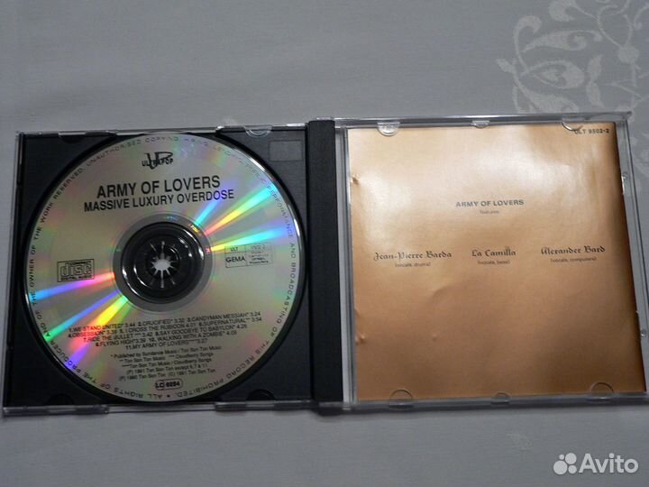 Cd диски Army Of Lovers-Massive Luxury Overdose